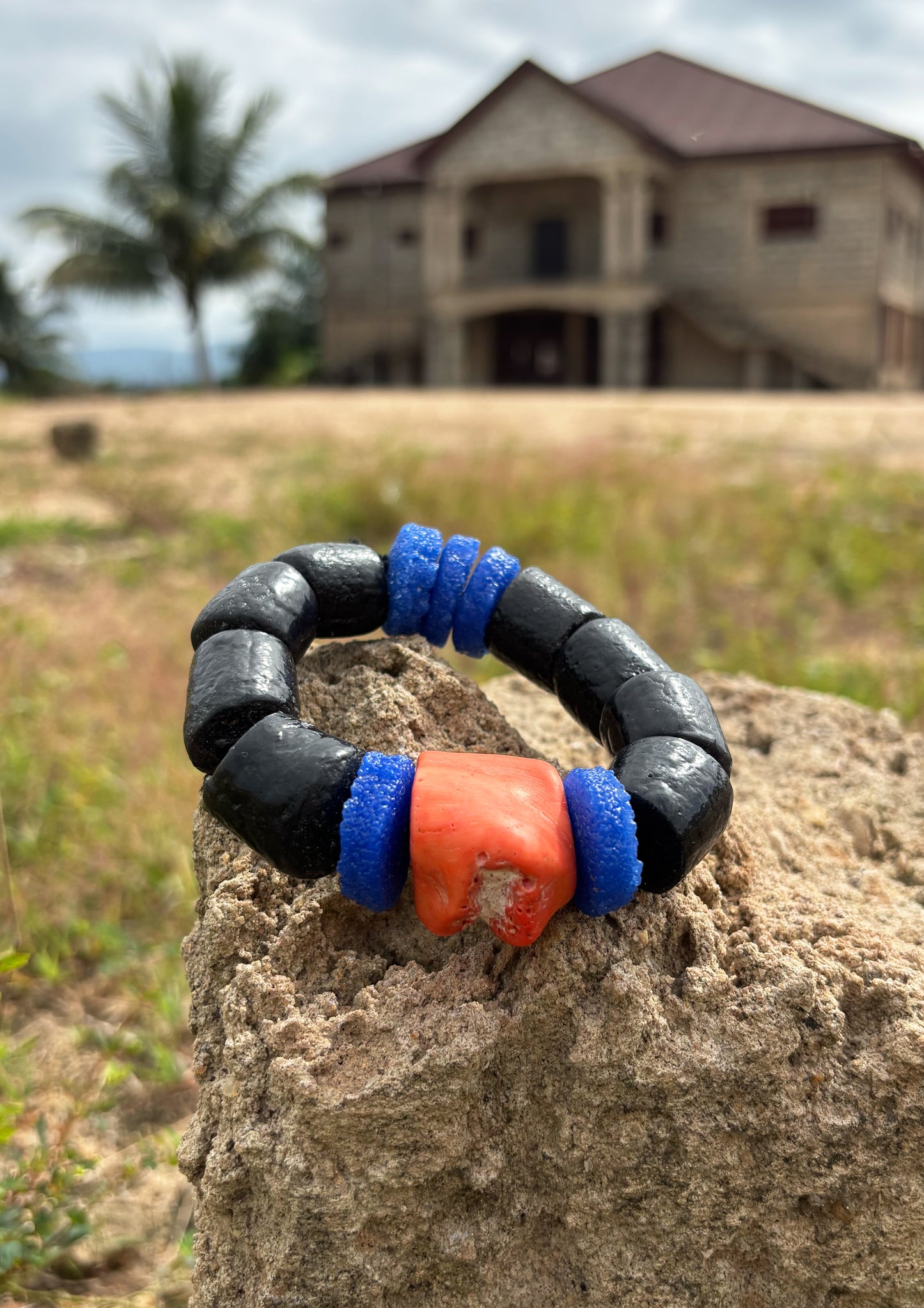 Chunky Coral Bracelet